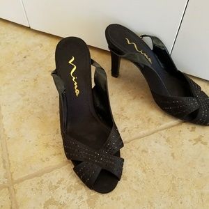 Women's NINA Satin Heels